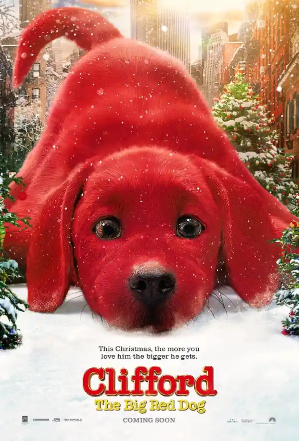 Clifford the Big Red Dog streaming release poster