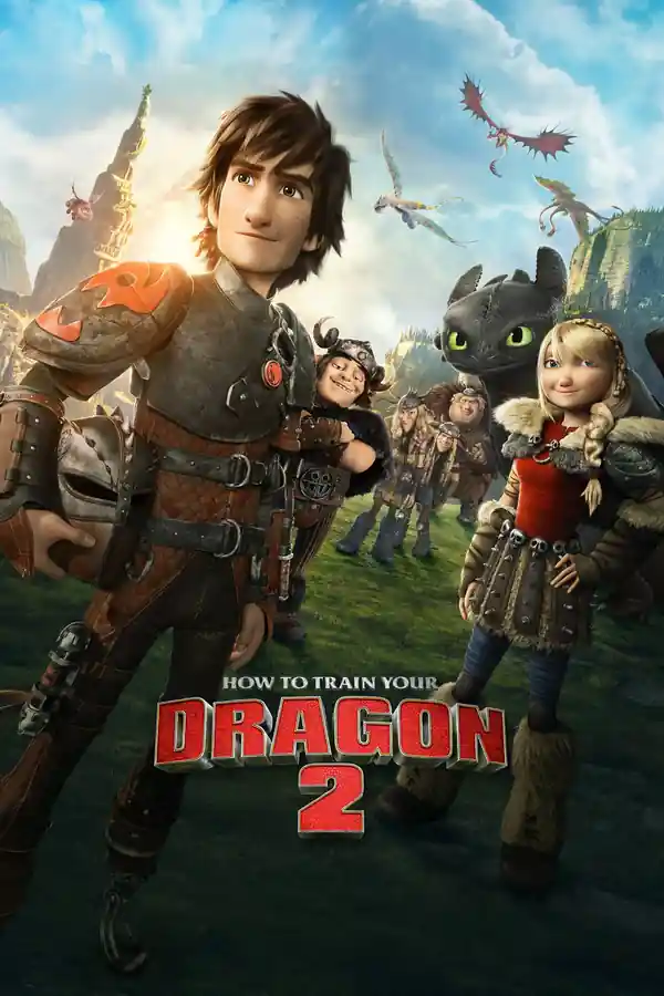 How to Train Your Dragon 2 streaming release poster