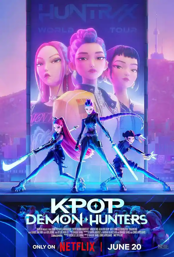 KPop Demon Hunters streaming release poster
